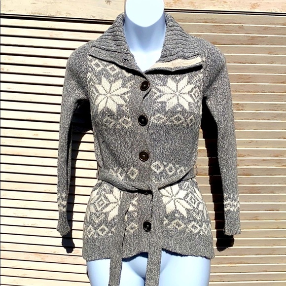 willow gray knit sweater size L/6X - Picture 1 of 8